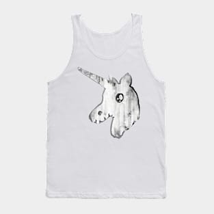 Sweet Eye Skull Unicorn. Tank Top